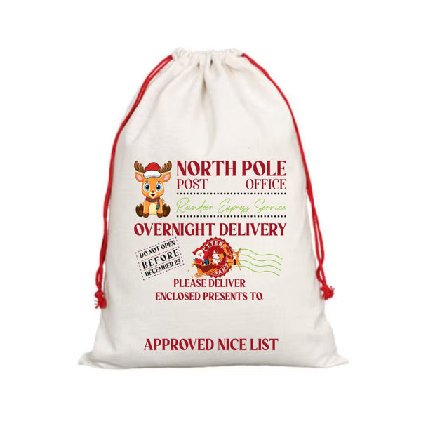 North Pole - DTF -Santa Sack Design