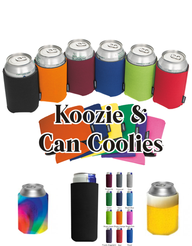 10 Can Coolies/Koozies - Neoprene – Sticky Fingers Vinyl & Transfers