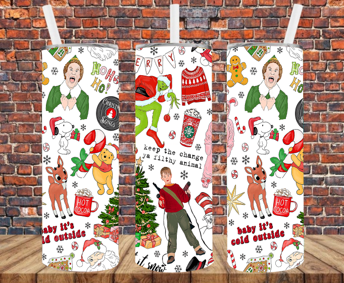 Classic Christmas Movies - Tumbler Wrap Sublimation Transfers – Sticky  Fingers Vinyl & Transfers