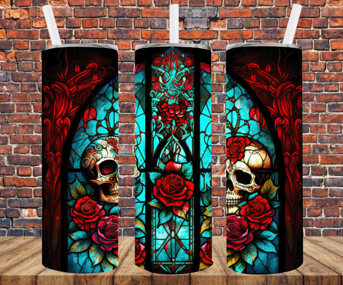 Motorcycle Skull & Shield Wood - Tumbler Wrap Sublimation Transfers –  Sticky Fingers Vinyl & Transfers