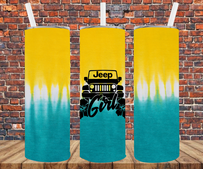 Jeep Life Sublimation Tumbler – Crafty Witch Design