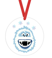 Snowman Character  - Christmas Ornament -  UV DTF Decals