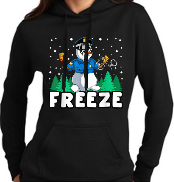 Freeze Police Snowman - DTF Transfer