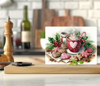 Cookies & Hot Chocolate - Cutting Board - Sublimation Transfer