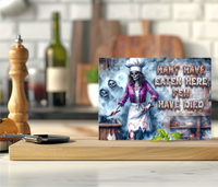 Many Have Eaten Here Few Have Died - Cutting Board - Sublimation Transfer