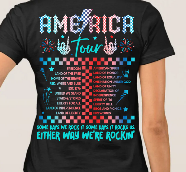 America Tour - DTF Transfer