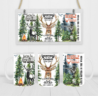 Hunting Quotes - Coffee Mug Wrap - Sublimation Transfers