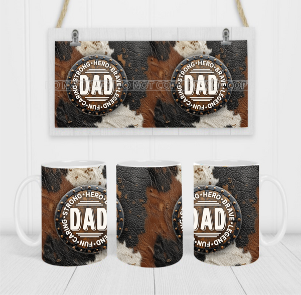 Dad - Coffee Mug Wrap - Sublimation Transfers