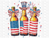 Patriotic Bottles - Waterslide, Sublimation Transfers