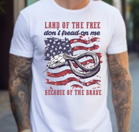 Land Of The Free - DTF Transfer