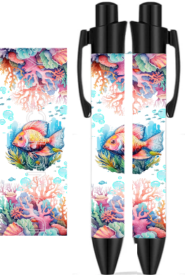 Under The Sea - Clown Fish - Sublimation Pen Wrap