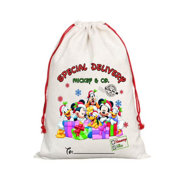 Christmas Character - DTF -Santa Sack Design