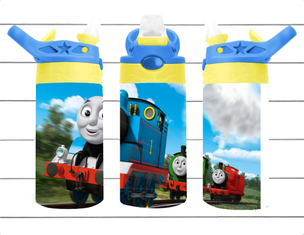 Train Character - 12 oz Tumbler Wrap Sublimation Transfers