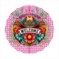 Welcome - Wind Spinner - Sublimation Transfers