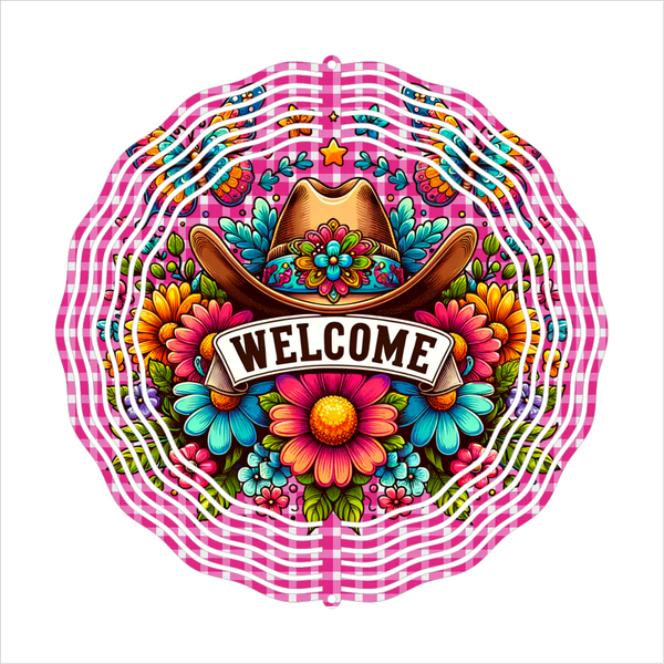 Welcome - Wind Spinner - Sublimation Transfers