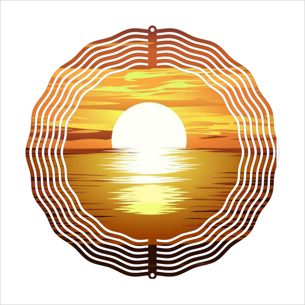 Sunset - Wind Spinner - Sublimation Transfers