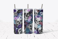 Sugar Skulls - Tumbler Wrap Sublimation Transfers