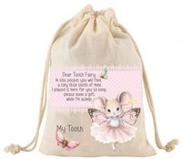 Tooth Fairy Mouse  - DTF Transfer