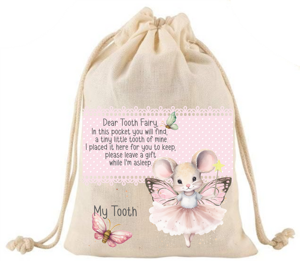 Tooth Fairy Mouse  - DTF Transfer