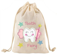 Faux Embroidery Tooth Fairy - DTF Transfer