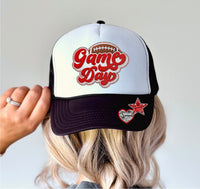 Game Day - Trucker Hat Patch - Faux Embroidered