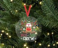 Boo Boo Crew - Christmas Ornament -  UV DTF Decals