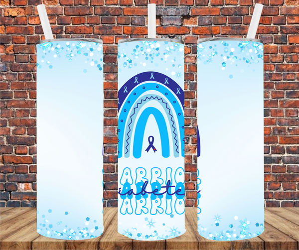 Diabetes Awareness - Tumbler Wrap - Sublimation Transfers