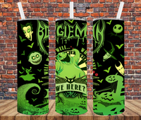 Halloween Character - Tumbler Wrap - Sublimation Transfers