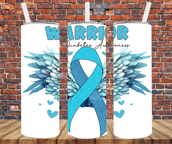 Diabetes Awareness - Tumbler Wrap - Sublimation Transfers