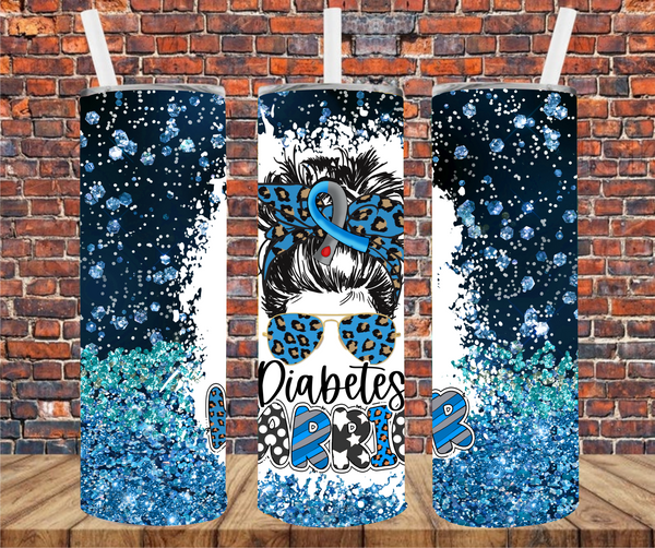 Diabetes Awareness - Tumbler Wrap - Sublimation Transfers