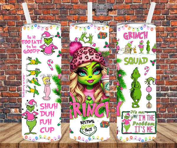 Christmas Character - Tumbler Wrap Sublimation Transfers