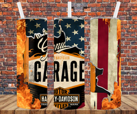 Garage Flag - Tumbler Wrap - Sublimation Transfers