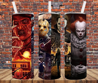 Halloween Horror - Tumbler Wrap - Sublimation Transfers