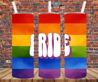 Pride - Tumbler Wrap - Sublimation Transfers