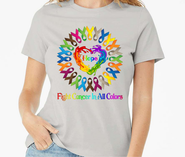 Fight Cancer In All Colors - DTF Transfer