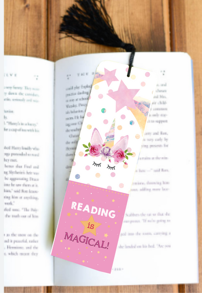 Reading Is Magical - Bookmark - Sublimation Transfer