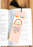 A Day Without Reading Is Like...Just Kidding. I Don't Know - Bookmark - Sublimation Transfer