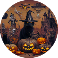 Halloween - Round Template Transfers