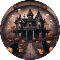 Halloween - Round Template Transfers