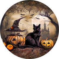 Halloween - Round Template Transfers