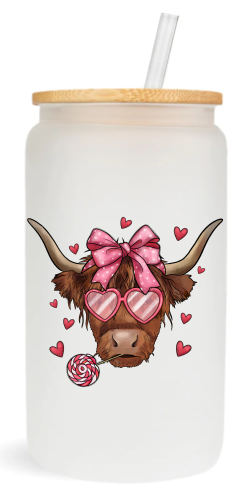Valentine's Cow -  UV DTF Decals