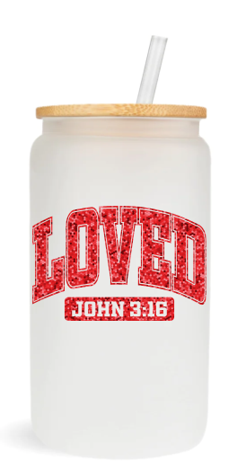 LOVED John 3:16 -  UV DTF Decals