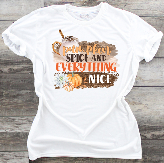 Pumpkin Spice & Everything Nice - DTF Transfer