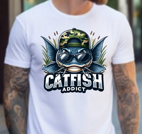 Catfish Addict - DTF Transfer