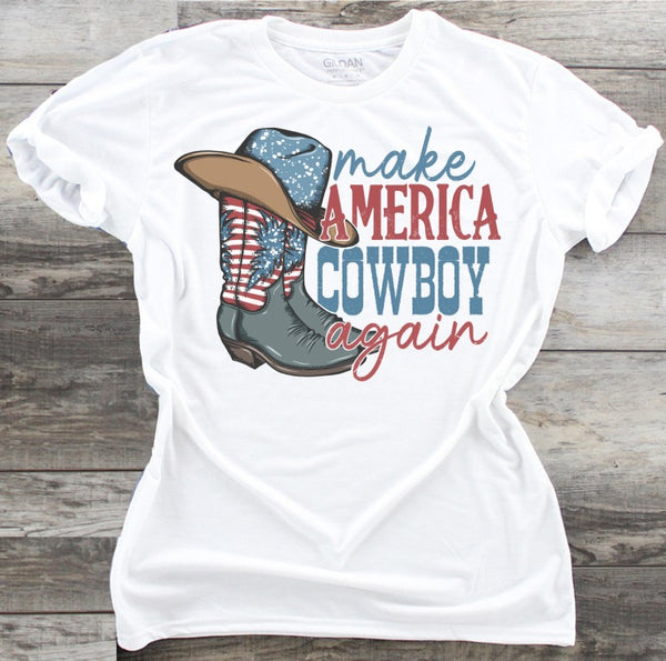 Make America Cowboy Again - DTF Transfer