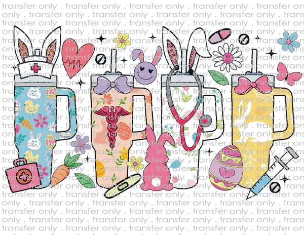 Easter Tumblers Healthcare - Waterslide, Sublimation Transfers