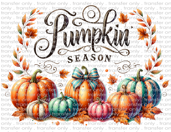 Pumpkin Season - Waterslide, Sublimation Transfers