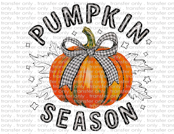 Pumpkin Season  - Waterslide, Sublimation Transfers