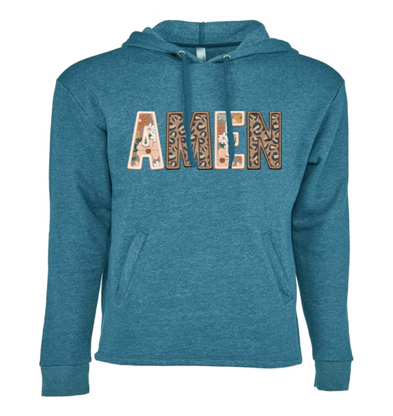 AMEN - Faux Embroidery - DTF Transfer