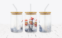 Santa Chickens -  UV DTF Transfer Wraps